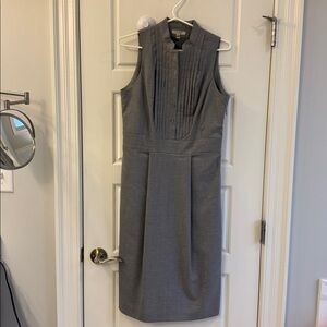 Burberry Charcoal Sleeveless Midi Dress